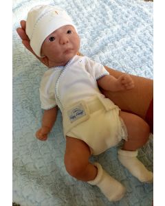 Bebê de silicone inteiro que bebe àgua e faz XIXI ULTIMO