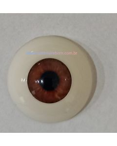 Olhos Silicone Eyeco Platinum Carmel - 19mm ÚLTIMO